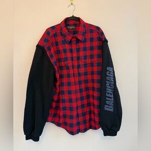 Balenciaga Red Flannel
